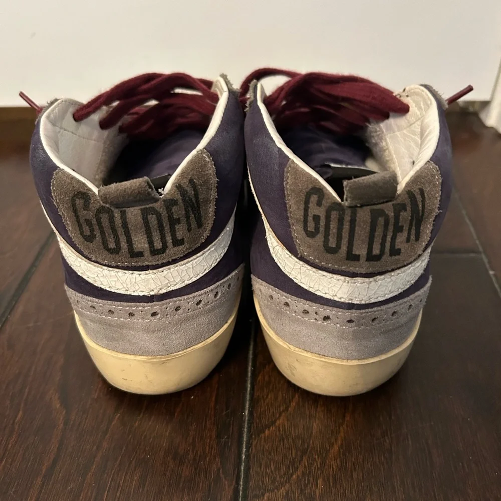Golden Goose Midstar navy grey and burgundy size 36 - Picture 4 of 9